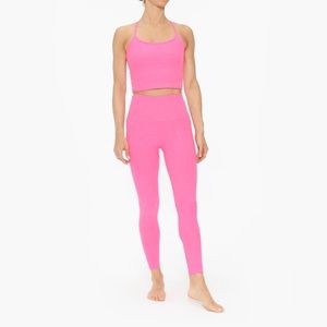 Three piece pink beyond yoga set